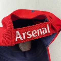 Vintage Nike Arsenal FC Hat Cap Strapback Red Soccer Swoosh Premier League y2k