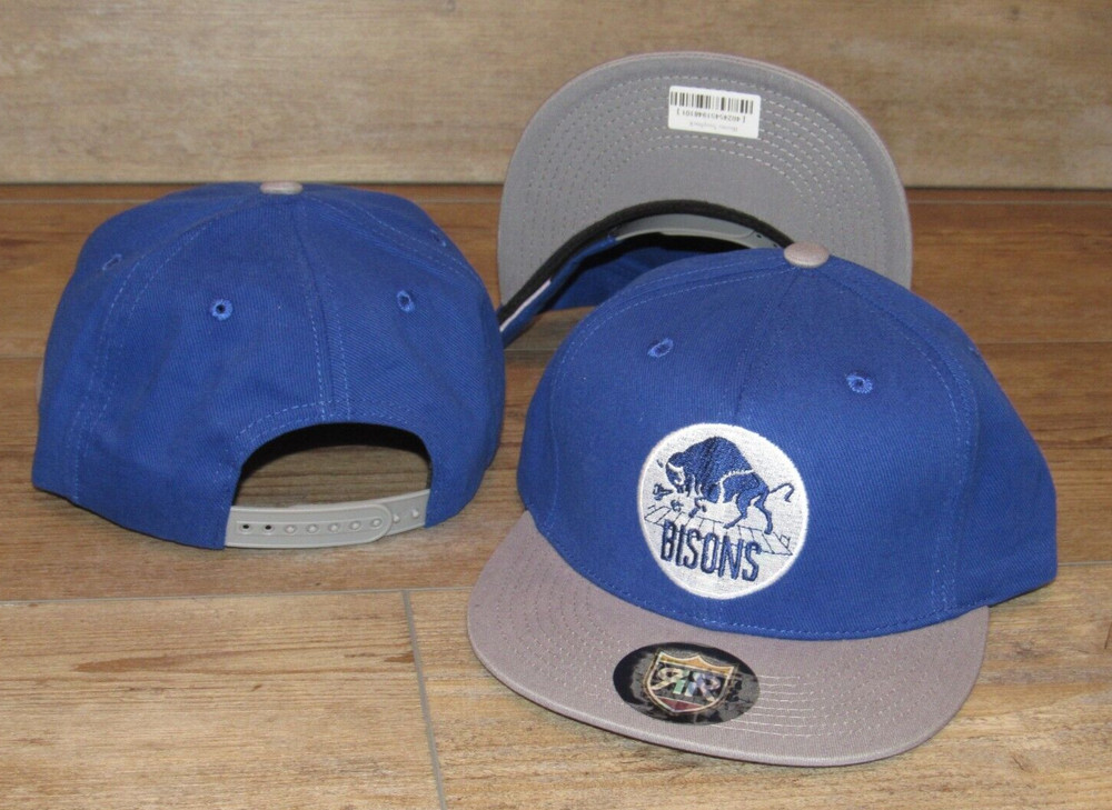 Buffalo Bisons Bills AAFC AFL NFL Royal Retros Throwback Snapback Hat Cap Men&rsquo;s