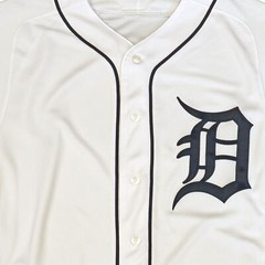 Mens MLB Detroit Tigers Authentic On Field Flex Base Jersey – Home White