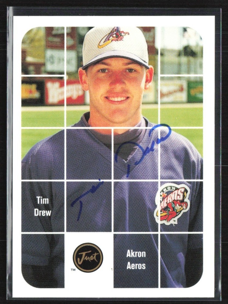 Tim Drew 2001 Just Minors Auto #BA-68 Kinston Indians