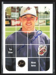 Tim Drew 2001 Just Minors Auto #BA-68 Kinston Indians