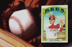 1972 Topps Tony Perez # 80 Cincinnati Reds NM Baseball Card GABCards