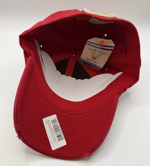 Montreal Canadians-Red Retro Brand-NHL Distressed Fitted Size L/XL Hat/Cap-NWT