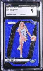 2024 Panini Prizm WNBA JACY SHELDON 141 Blue Velocity Prizm CGC 9 Rookie Card RC