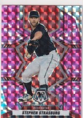 2022 MOSAIC PRIZMS PINK STEPHEN STRASBURG WASHINGTON NATIONALS PRIZM JC-1849