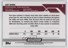 2023 Composite Topps Chrome Gold Geometric Refractor 15/50 Art Monk #5 HOF 1l2