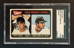 Steve Carlton 1965 Topps #477 1965 Rookie Stars SGC 6