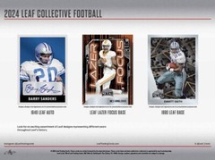 2024 Leaf Collective Football Factory Sealed Jumbo Box