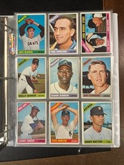 1966 Topps Complete Set /598 VG EX Mantle Mays Rose Banks Koufax Robinson Aaron