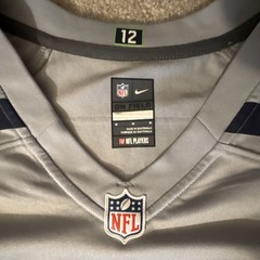 Nike NFL On Field Seattle Seahawks Kam Chancellor #31 Gray Blue Green Jersey 12