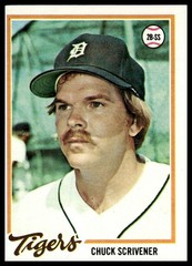 1978 Topps #94 Chuck Scrivener Detroit Tigers NM+