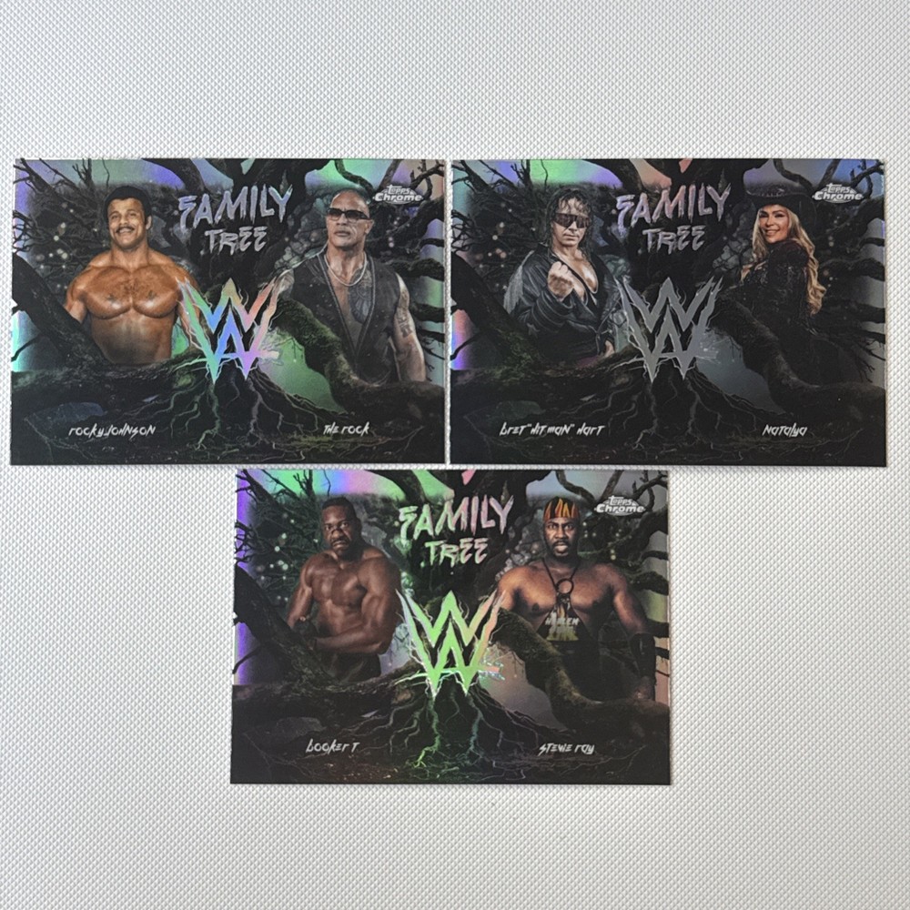 FAMILY TREE 2026 Topps Chrome WWE Wrestling Cards You Pick/Choose! READ*