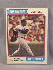 Willie Crawford 1974 Topps #480 Los Angeles Dodgers MLB Baseball Sports Card