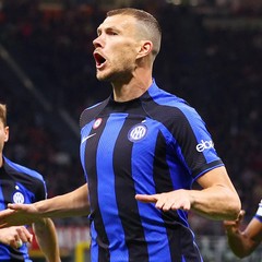 INTER MILAN DZEKO 2022/2023 FOOTBALL MEN SHIRT JERSEY NIKE HOME ORIGINAL SIZE S