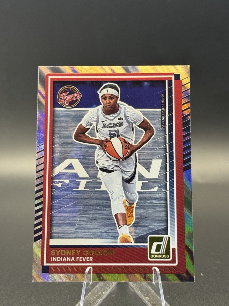 2025 Panini Donruss WNBA – Sydney Colson #9 Lava