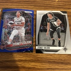 Blue Cracked Prizm Donrus WNBA Sydney Colson Lot 3
