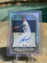 2025 Topps Bowman Chrome Shotaro Morii Mojo Auto Oakland Athletics #BMA-SM