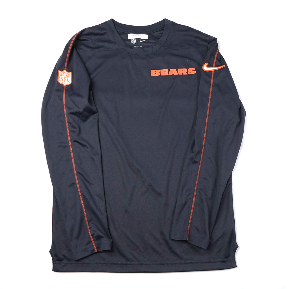 Nike Chicago Bears Team Issued Shirt Mens Medium FQ9319-459 Dri FIT Training
