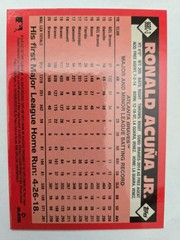 2021 Topps Chrome Baseball 1986 TOPPS 86BC-3 Ronald Acuna Jr. – Atlanta Braves