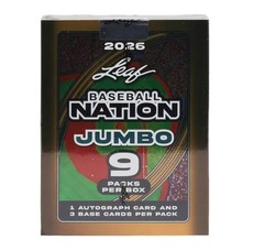 2026 LEAF BASEBALL NATION HOBBY JUMBO BOX – BRAND NEW – FREE SHIPPING 🔥🔥🔥