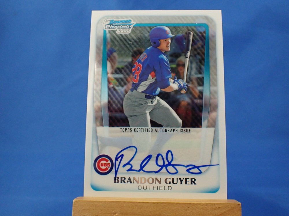 Brandon Guyer Bowman Chrome Prospects 2011 Autograph Auto