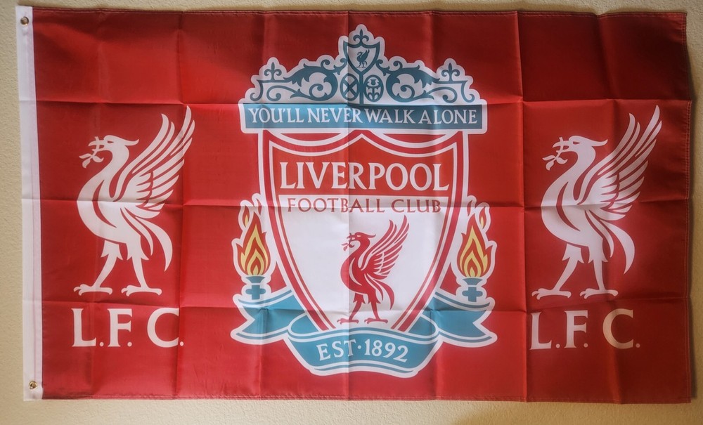Liverpool FC 3×5 Ft Soccer Futbol Football Banner Flag