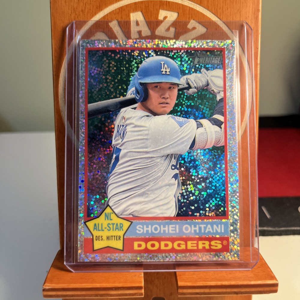 2025 Topps Heritage – Shohei Ohtani #148 Chrome Silver Sparkle Refractor