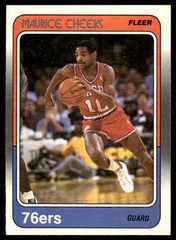 1988-89 Fleer Maurice Cheeks Philadelphia 76ers #86