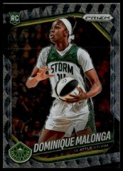 2025 Panini Prizm WNBA #116 Dominique Malonga Rookie RC Swirl Prizms