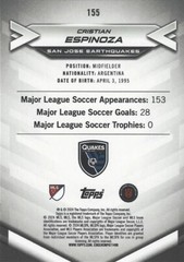 2024 Topps Major League Soccer Super Stars Yellow Variation Cards (151 – 160)