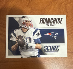 Panini 2015 Score Franchise Tom Brady #1 New England Patriots Insert NFL