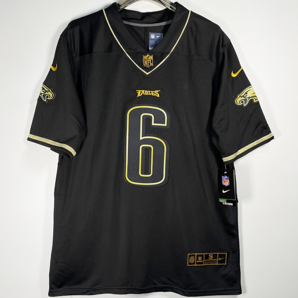 DeVonta/#6/Smith/Eagles/Stitched/Jersey/Black/S/M/L/XL/2XL/3XL/4XL