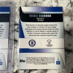 2025-26 Topps Chrome Womens UEFA Club Competitions Veerle Buurman RC /75 Purple