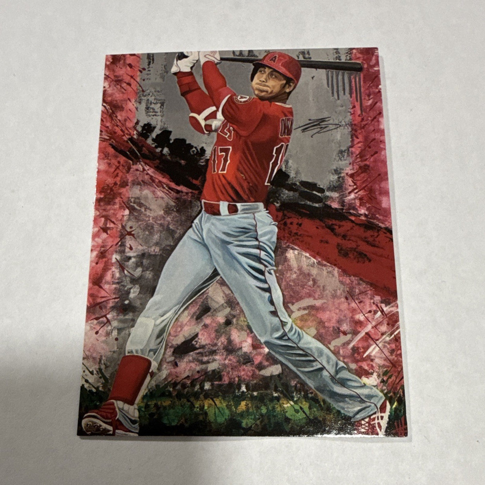 Custom 2021 Shohei Ohtani American League MVP Showtime Insert #17 Angels