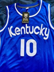 NEW CUSTOM MADE Louie Dampier Kentucky Colonels Jersey XL by Royal Retros