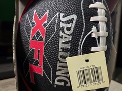 Vintage 2000 Spalding XFL All Leather Official Game Ball VERY RARE CONDITION!