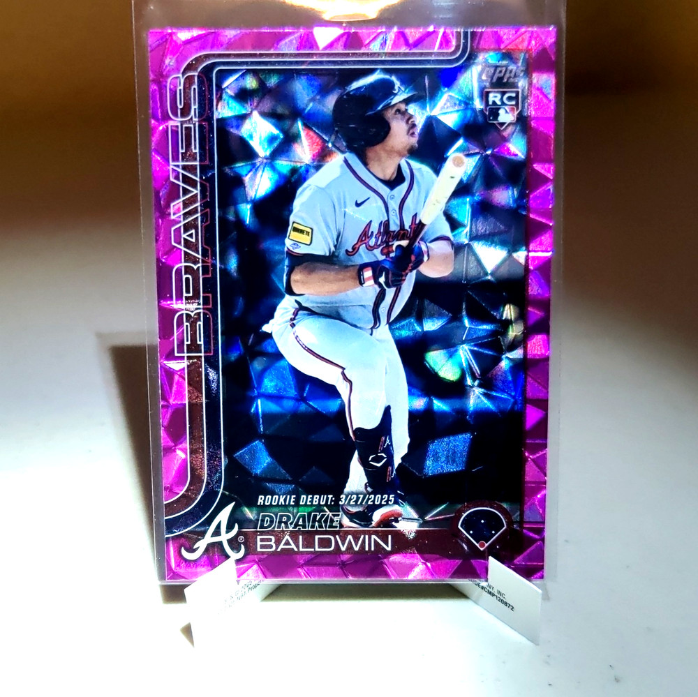 2025 Topps Update – Rookie Card Drake Baldwin #US113 Pink Diamante Foil (RC) 😈