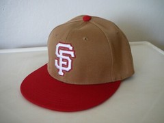 NEW SAN FRANCISCO SF GIANTS 49ERS FORTY-NINERS X-LARGE JERSEY & HAT/CAP, SGA