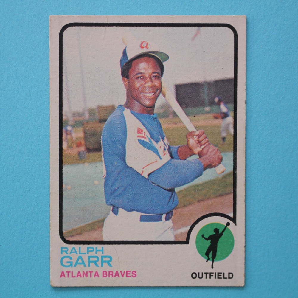 1973 Topps Baseball #15 Ralph Garr – Excellent to Very Good Condition