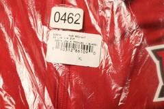Miami RedHawks 1/4 Zip Pullover Mens XL Red White NCAA NIP University