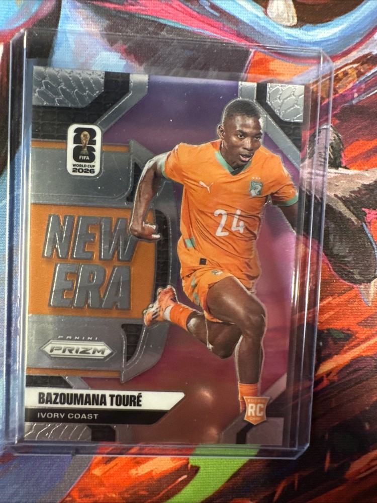 2026 Panini Prizm FIFA World Cup Bazoumana Toure #10 New Era Ivory Coast RC