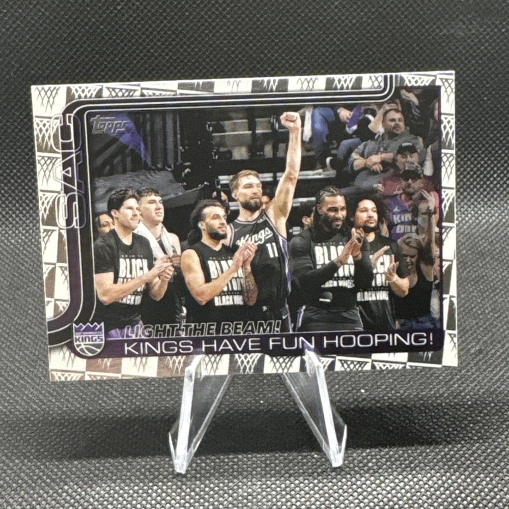 2025-26 Topps NBA Season Tip Off Foil Sacramento Kings Light The Beam #295