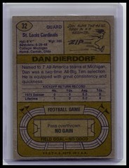 1974 Topps Parker Brothers Pro Draft #32 Dan Dierdorf