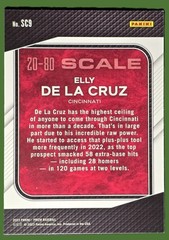 2023 Panini Prizm Elly De La Cruz #SC9 20-80 Scale Silver Prizm *MR