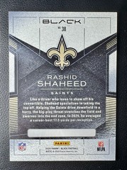 2025 Panini Black – Rashid Shaheed #38
