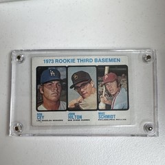 Topps 1973 Topps Rookie High Number Ron Cey John Hilton Mike Schmidt #615