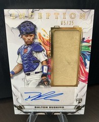 DALTON RUSHING 2025 Topps Inception Fielding Glove Relic RC RPA Auto /25 Dodgers