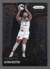 2025 Panini Prizm WNBA Fireworks #3 Aliyah Boston