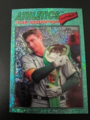 2026 Topps Heritage Tyler Soderstrom #101 Athletics Aqua Sparkle Short Print SP