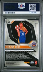 2024 Prizm WNBA Cameron Brink #143 Orange Velocity PSA 10